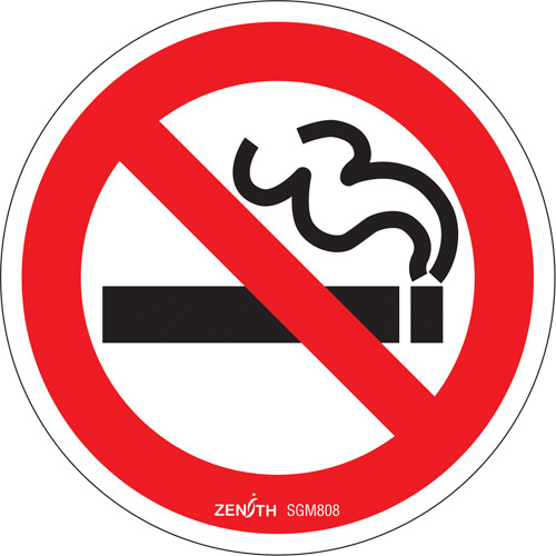 Zenith Safety Products No Smoking CSA Standard Safety Sign  (Each)-Click on options for variations & Details.