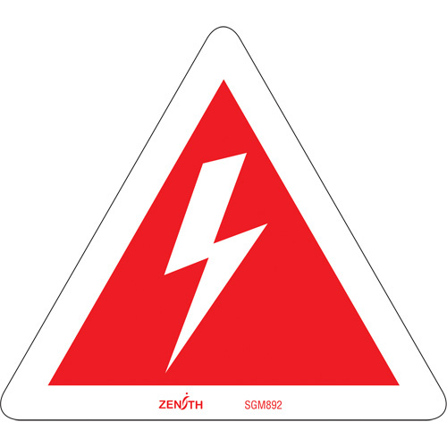 Zenith Safety Products High Voltage CSA Standard Safety Sign  (Each)-Click on options for variations & Details.
