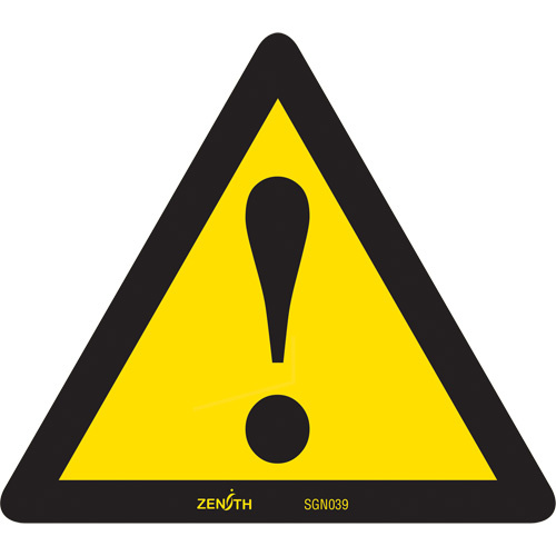 Zenith Safety Products General Warning CSA Standard Safety Sign  (Each)-Click on options for variations & Details.