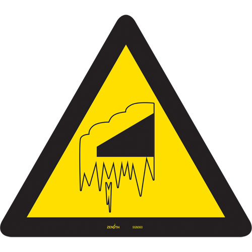 Zenith Safety Products Falling Snow/Ice CSA Standard Safety Sign  (Each)-Click on options for variations & Details.