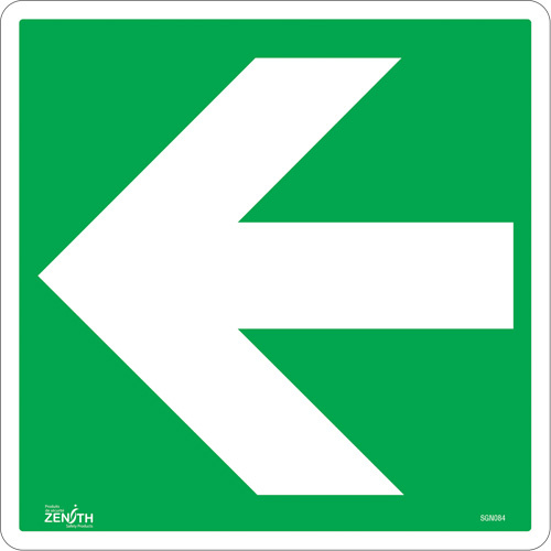 Zenith Safety Products Arrow CSA Standard Safety Sign  (Each)-Click on options for variations & Details.