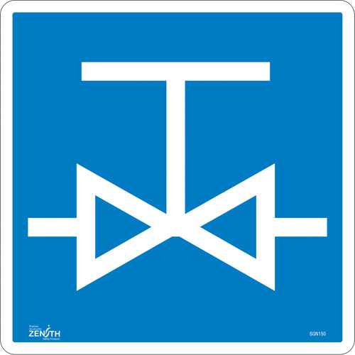 Zenith Safety Products Valve CSA Standard Safety Sign  (Each)-Click on options for variations & Details.