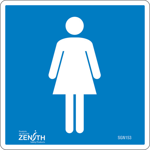 Zenith Safety Products Women CSA Standard Safety Sign  (Each)-Click on options for variations & Details.