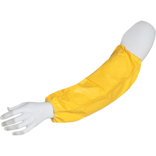 Dupont Personal Protection  QC500B  Disposable Sleeves, 18" long, Tychem<sup>?</sup> 2000, Yellow - Case of 200