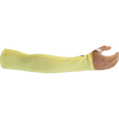 Showa S4561-14T Cut-Resistant Sleeves, Kevlar, 14", ASTM ANSI Level A4, Yellow - (Pair)