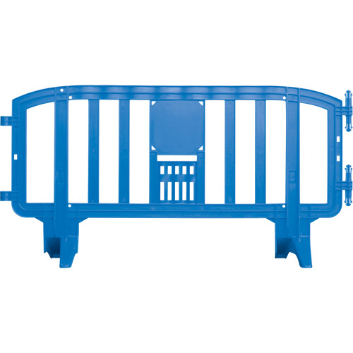 MLR International  BAR-B  Movit Barricade, Interlocking, 78" L x 39" H, Blue - Each