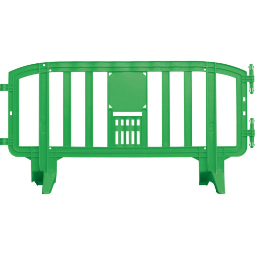MLR International  BAR-G  Movit Barricade, Interlocking, 78" L x 39" H, Green - Each