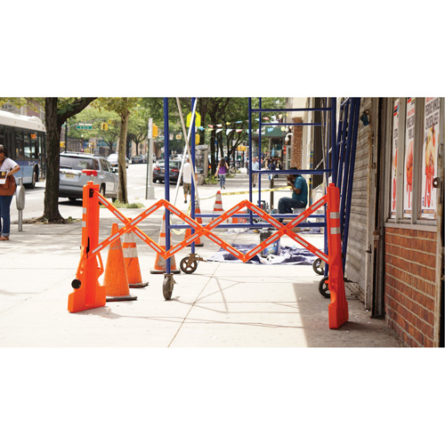 MLR International  MULTI-GATE  Multi-Gate Barricade, 43" H x 90" L, Orange - Each