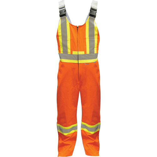 Viking VC40O Poly-Cotton High Visibility Orange Overalls  (Each)-Click on options for variations & Details.