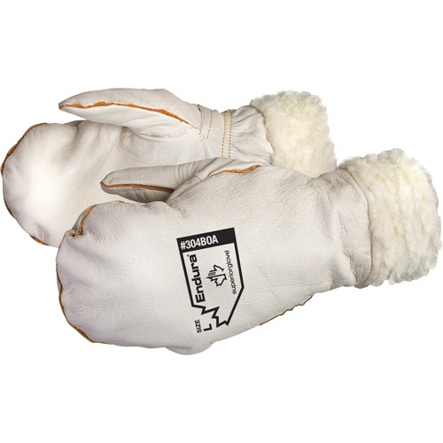 Superior Glove Works Ltd.  304BOA-L  Endura<sup>?</sup> Winter Chopper Cowgrain Mitts, Size Large, Mitt - Pair
