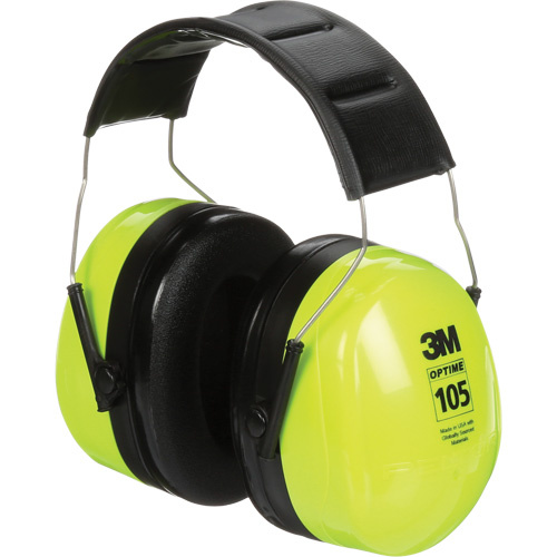 3M H10AHV Peltor Optime 105 Earmuffs, Headband, 30 NRR dB-(Each)