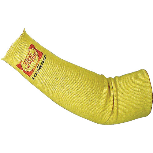 Jomac Canada  SK-10-1PLY  1-Ply Tube Sleeves, Kevlar<sup>?</sup>, 10", ANSI Level 3/ASTM F-1790, Yellow - Pair