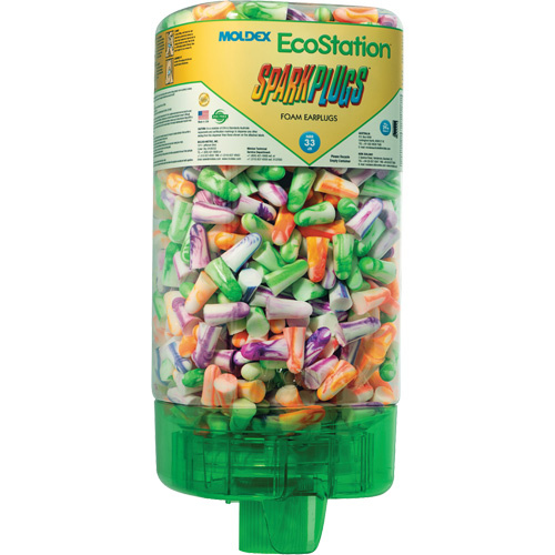 Moldex  6703  EcoStation? SparkPlugs<sup>?</sup> Earplug Dispenser Starter Kit - Box of 500 Pairs