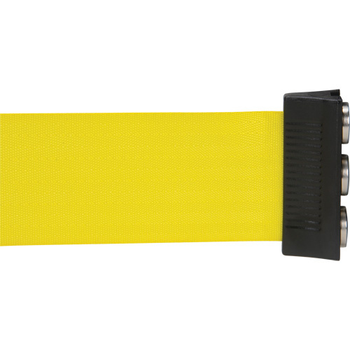 Zenith Safety Products  Magnetic Tape Cassette for Build-Your-Own Crowd Control Barrier, 12', Yellow Tape - Each