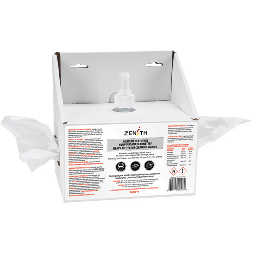 Zenith Safety Products Disposable Premium Lens Cleaning Station  (Each)-Click on options for variations & Details.