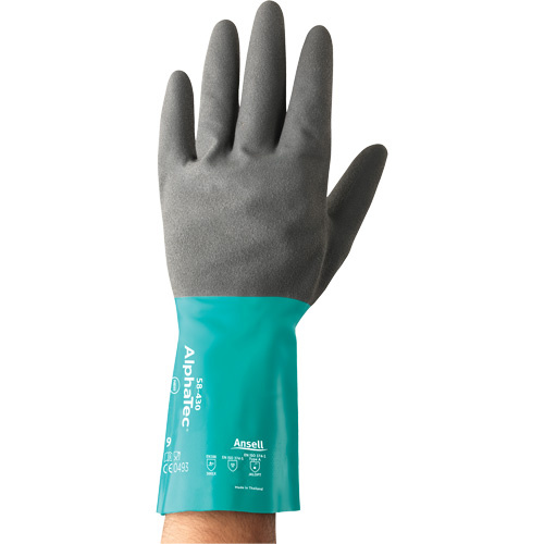 Ansell AlphaTec® 58-430 Series Chemical Resistant Gloves  (Pair)-Click on options for variations & Details.