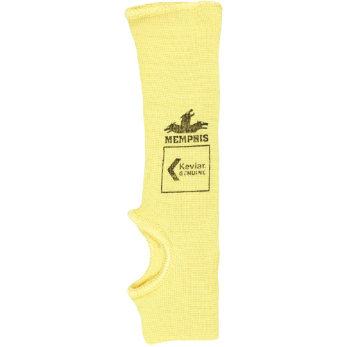 Mcr Safety 9371TE Safety Cut Pro Single-Ply Cut Resistant Sleeve, Kevlar, 10", ASTM ANSI Level A2, Yellow-(Each)