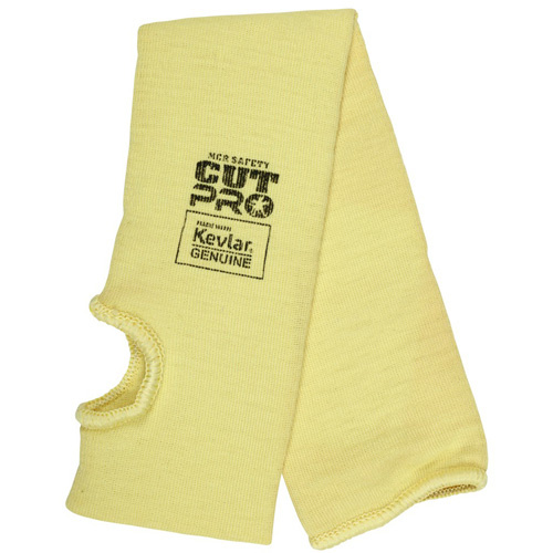 Mcr Safety 9378T Safety Cut Pro Cut Resistant Sleeve, Kevlar, 18", ASTM ANSI Level A3, Yellow-(Each)