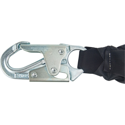 Honeywell  M2FSFR-WS4C  Miller<sup>?</sup> HP? Shock-Absorbing Lanyard, 4', Locking Rebar Hook Center, Locking Snap Hook Leg Ends, Polyester - Each