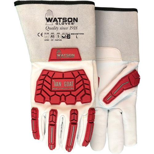 Watson Gloves Van Goat Cut & Impact Gloves (Pair)-Click on options for variations & Details.