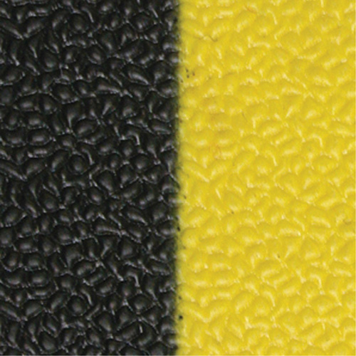 Edgewood Matting ASP970305 Airsoft Anti-Fatigue Mat, Pebbled, 3' x 5' x 3/8", Black/Yellow, PVC Sponge-(Each)