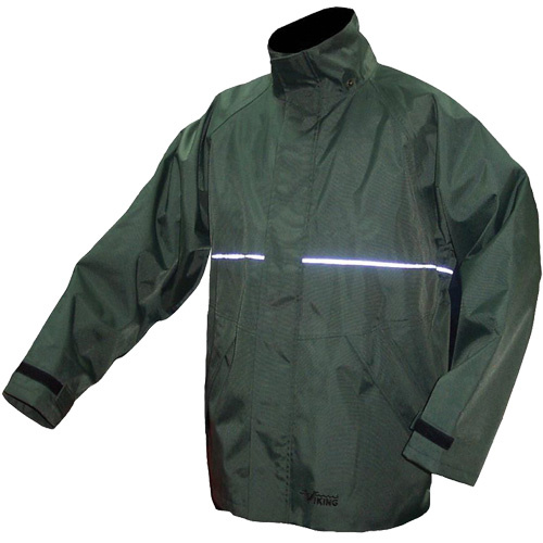 Viking  3305J-M  Journeyman Waterproof Jacket, Nylon, Medium, Green - Each