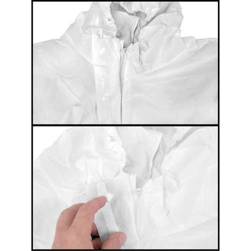 Zenith Safety Products Premium Hooded Coveralls  (Each)-Click on options for variations & Details.