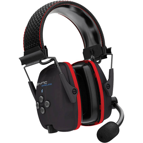 Honeywell RWS-53016 Wireless Hearing Protector Earmuffs with Bluetooth<sup>?</sup> Audio, Headband Style, 25 dB - Each