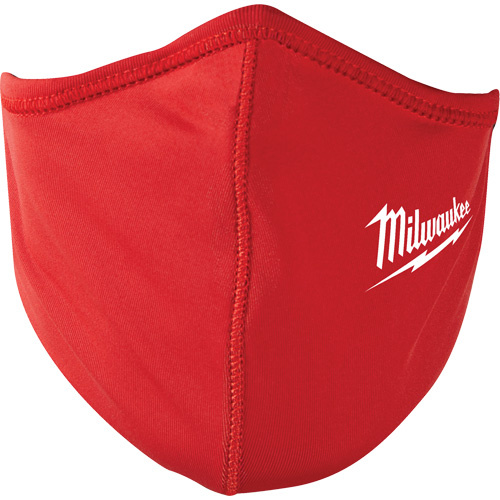 Milwaukee  48-73-4227  2-Layer Face Mask, Nylon/Polyester/Spandex, Red - Each