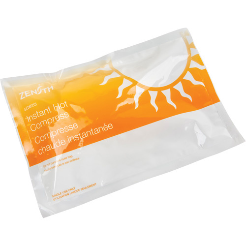 Zenith Safety Products  Instant Compress, Hot, Single Use, 6" x 9" - Each