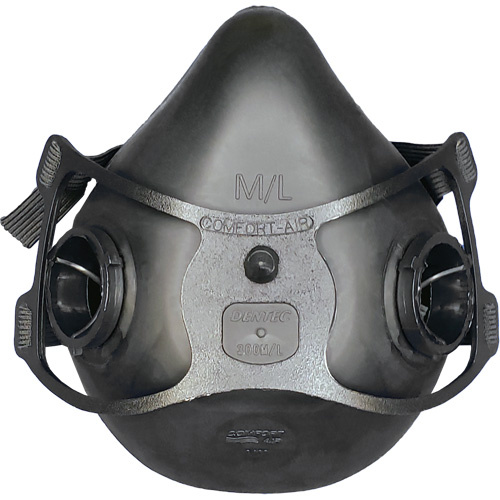 Dentec  15R400NXML00  Comfort-Air<sup>?</sup> 400Nx Half Mask without Exhalation Valve, Elastomer/Rubber, Medium/Large - Each