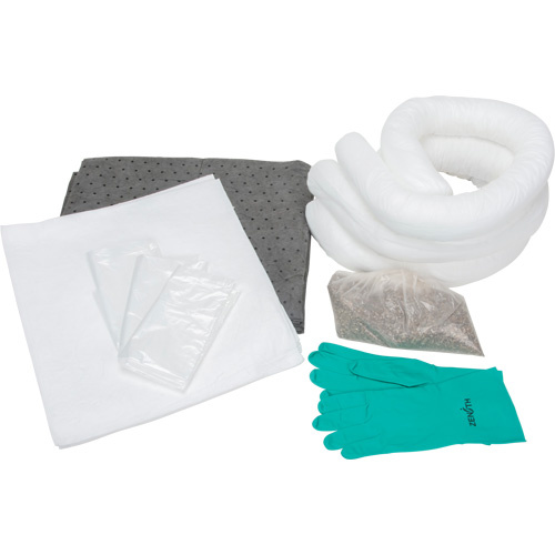 Zenith Safety Products  Premium Spill Kit, Oil Only/Universal, Bag, 10 US gal. Absorbancy - Each