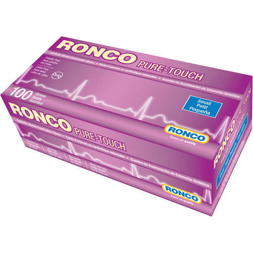 Ronco Pure-Touch® Synthetic Stretch Examination Glove (Box of 100)-Click on options for variations & Details.