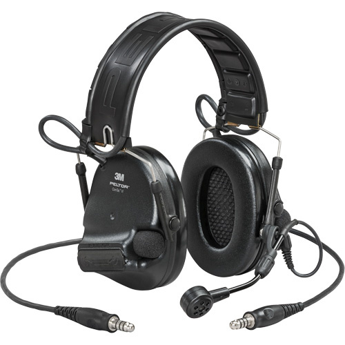 3M  7100202858  Peltor? ComTac? VI NIB Dual Lead Headset with Arc, Headband Style, 23 dB - Each