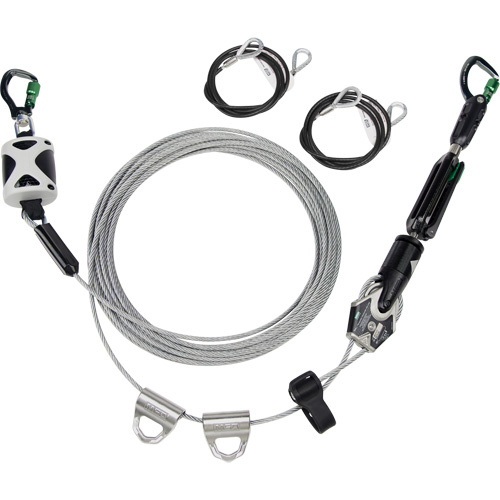 MSA  10219288  Temporary Horizontal Lifeline, Galvanized Cable - Each