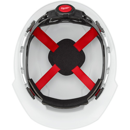 Milwaukee Front Brim Hardhat with 4-Point Suspension System  (Each)-Click on options for variations & Details.