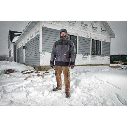 Milwaukee 310G-3X Hydrobreak Rainshell Jacket, Men's, 3X-Large, Grey - (Each)