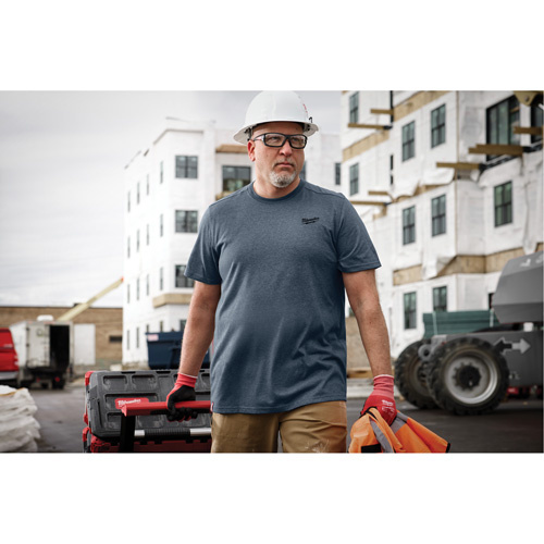 Milwaukee Hybrid Work Tee Shirt  (Each)-Click on options for variations & Details.