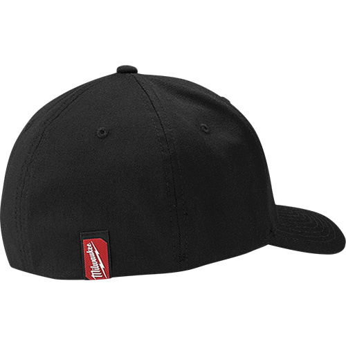 Milwaukee  504B-LXL  Flexfit<sup>?</sup> Fitted Hat - Large/X-Large, Black, Poly-Cotton - Each