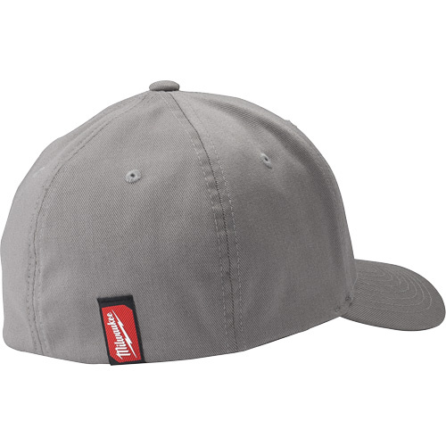 Milwaukee 504G-LXL Flexfit<sup>?</sup> Fitted Hat - Large/X-Large, Grey, Poly-Cotton - Each - Image 2