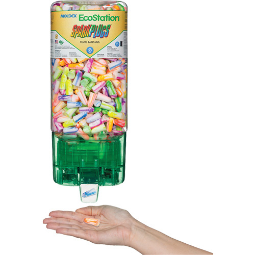 Moldex  6833  SparkPlugs Earplugs TouchFree EcoStation<sup>?</sup> Dispenser Starter Kit - Each