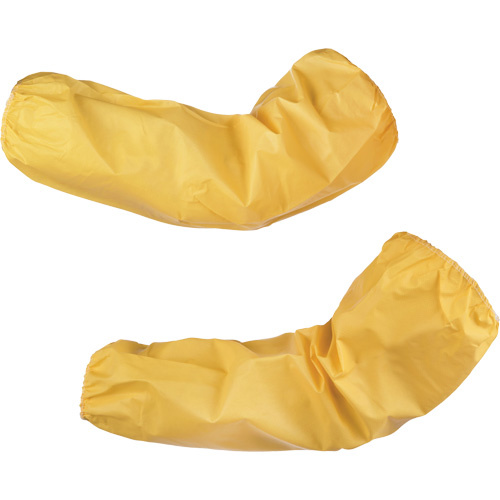 Lakeland C1S860YP-18 ChemMax 1 Disposable Sleeves, 18" long, Polyethylene/Polypropylene, Yellow-(Pair)