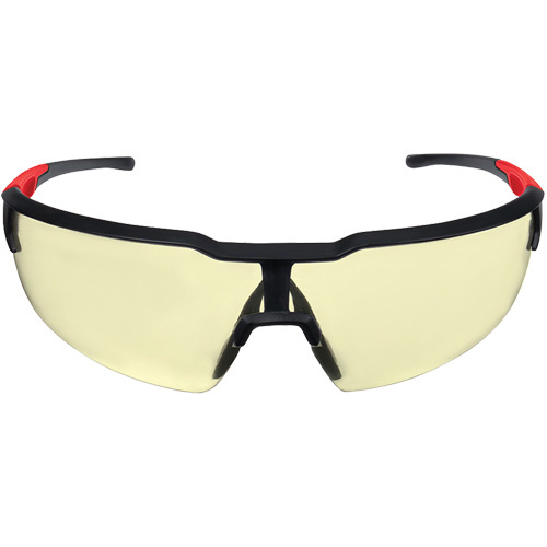 Milwaukee  48-73-2101  Safety Glasses, Yellow Lens, Anti-Scratch, ANSI Z87+/Meets/Exceeds CSA Z94.3 - Each