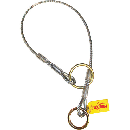 3M Protecta Fall Protection  2100193  Cable Dual-Ring Adaptor, Tie-Off, Temporary Use - Each
