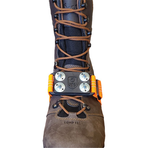 Impacto  MIDCLEATLGR  Midcleat<sup>?</sup> Non-Sparking Ice Cleat, Carbon Steel, Stud Traction, One Size - Pair