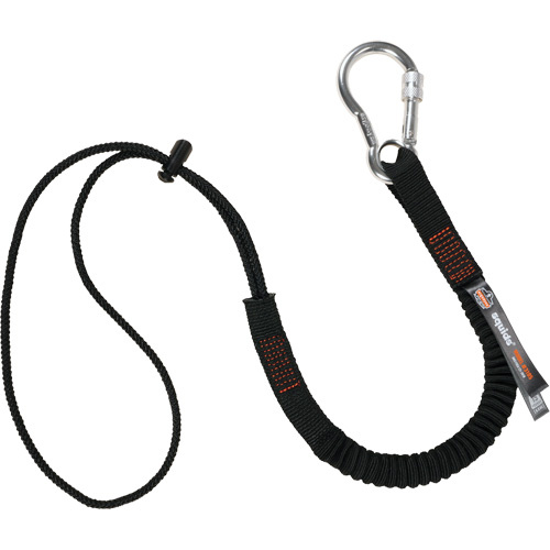 Ergodyne  19010  Squids 3105 Tool Lanyard, Bungee, Carabiner/Loop - Pack of 10