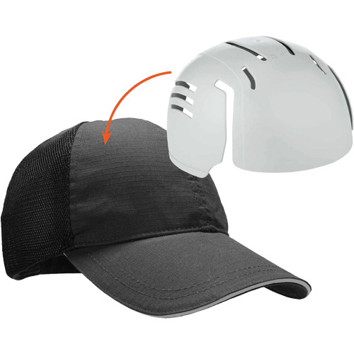 Ergodyne Skullerz 8946 Standard Baseball Cap with Bump Cap Insert  (Each)-Click on options for variations & Details.