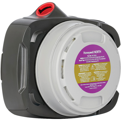 North PA7DEHE Multipurpose Cartridge with HEPA Filter, Acid Gas/Ammonia/Chlorine Dioxide/Formaldehyde/Hydrogen Chloride/Hydrogen Fluoride/Methylamine/Organic Vapour/Particulates/SO2 Sulfur Dioxide - Each