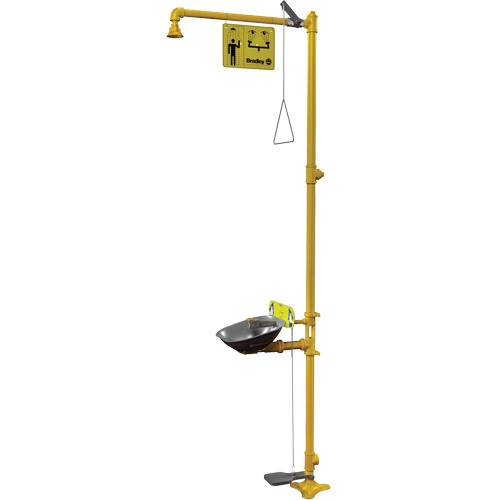 Bradley S19314LL Halo Eye Wash & Safety Shower Station-(Each)