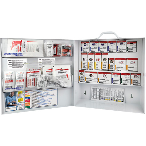 First Aid Central  SC-CSA2M  SmartCompliance<sup>?</sup>  First Aid Cabinet, Meets CSA Z1220-17 Type 2 Low-Risk Environment, Medium (26-50 Workers) - Each